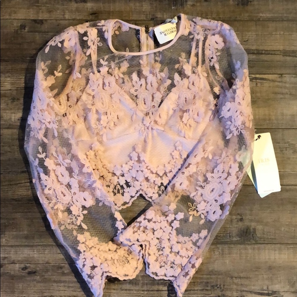 Pink Knit CropTop